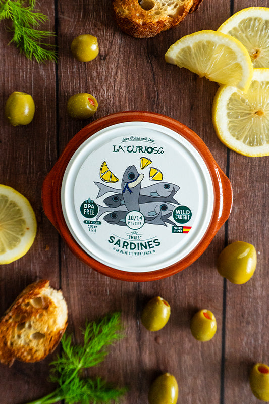 La Curiosa Sardines with Lemon (112g)