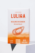 Load image into Gallery viewer, Luliña Mussels in Pickled Sauce - 8/12 Medium Pieces