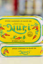 Load image into Gallery viewer, Nuri Spiced Sardines in Olive Oil