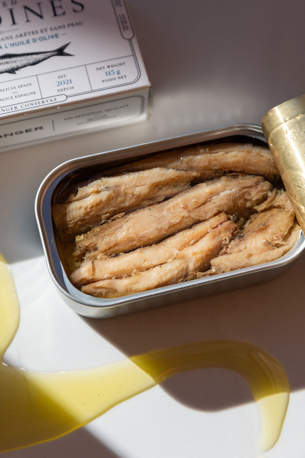 Tinmonger Naked Sardines – Boneless & Skinless in Olive Oil