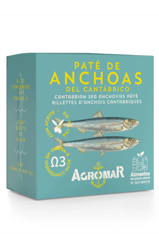 Agromar Cantabrian Anchovy Pâté (Paté de Anchoas) – 100g