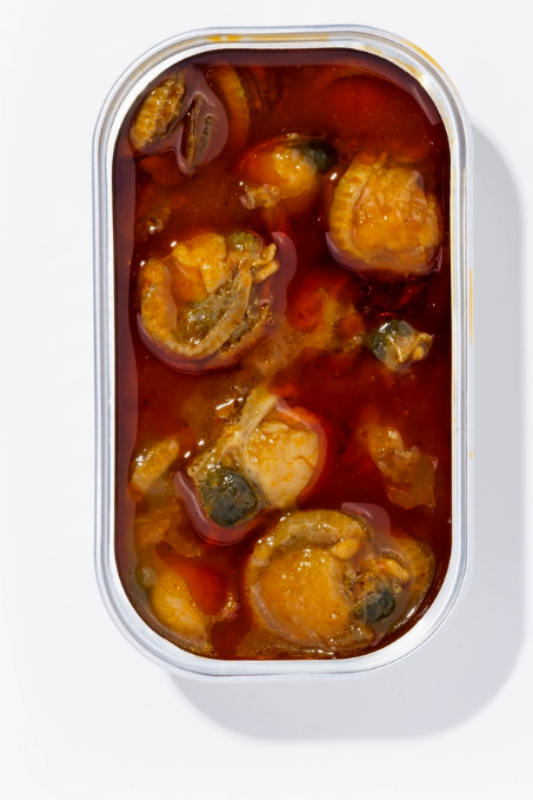 Conservas Luliña scallops in a scallop sauce
