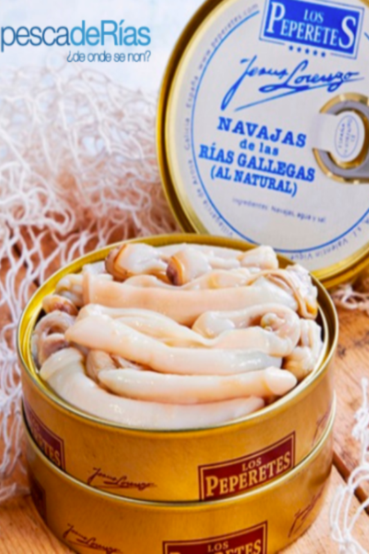 Peperetes Natural Razor Clams (6-8)