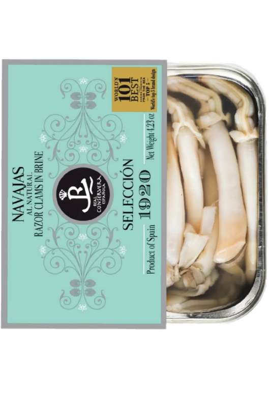 Galician Razor Clams in Brine (Selección 1920) 120g
