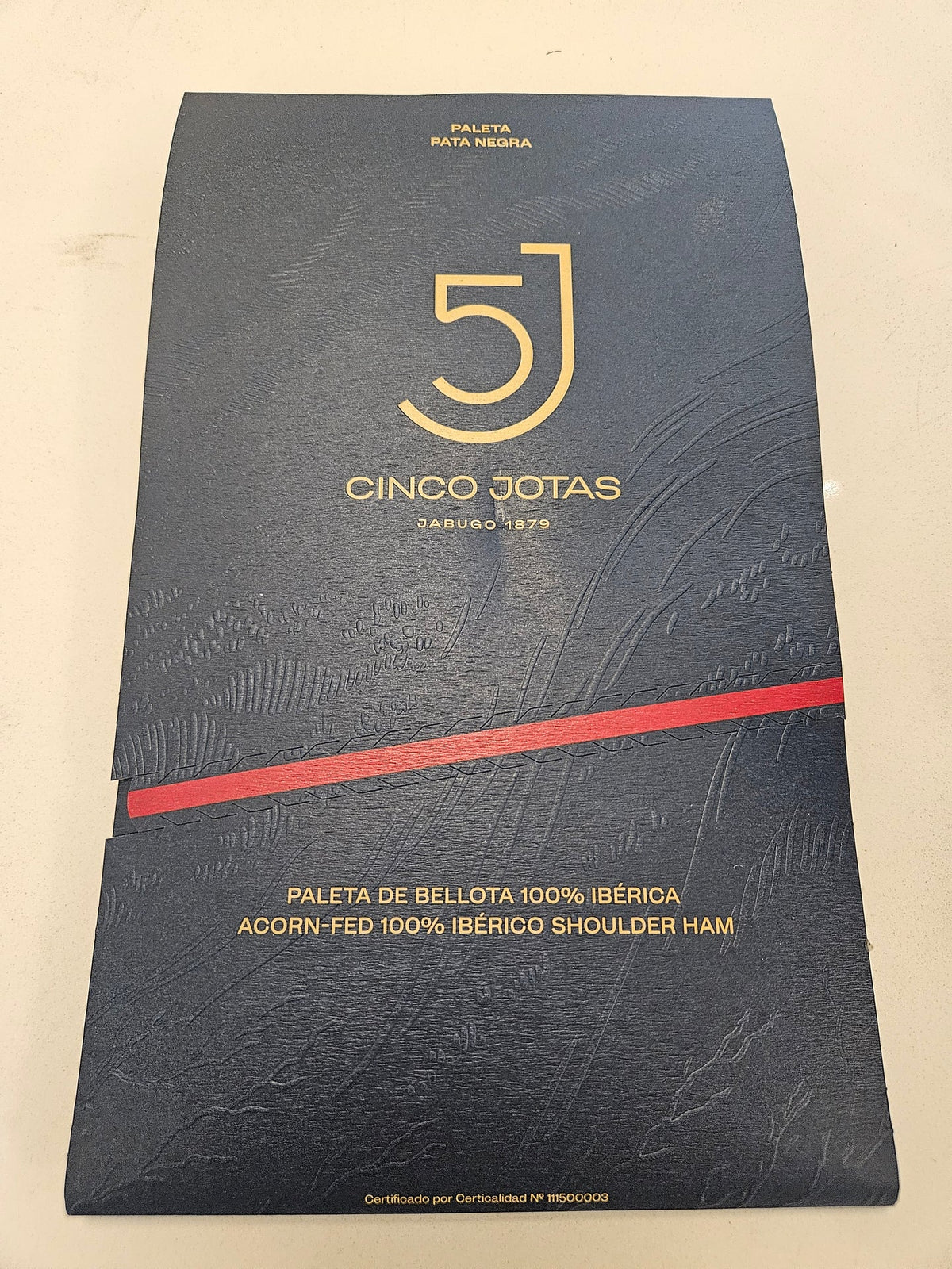 Cinco Jotas (5J) Sliced Iberico de Bellota Shoulder- 70g
