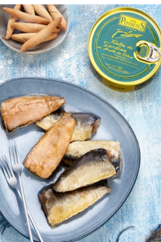 Los Peperetes Sardine Fillets in Olive Oil 120g
