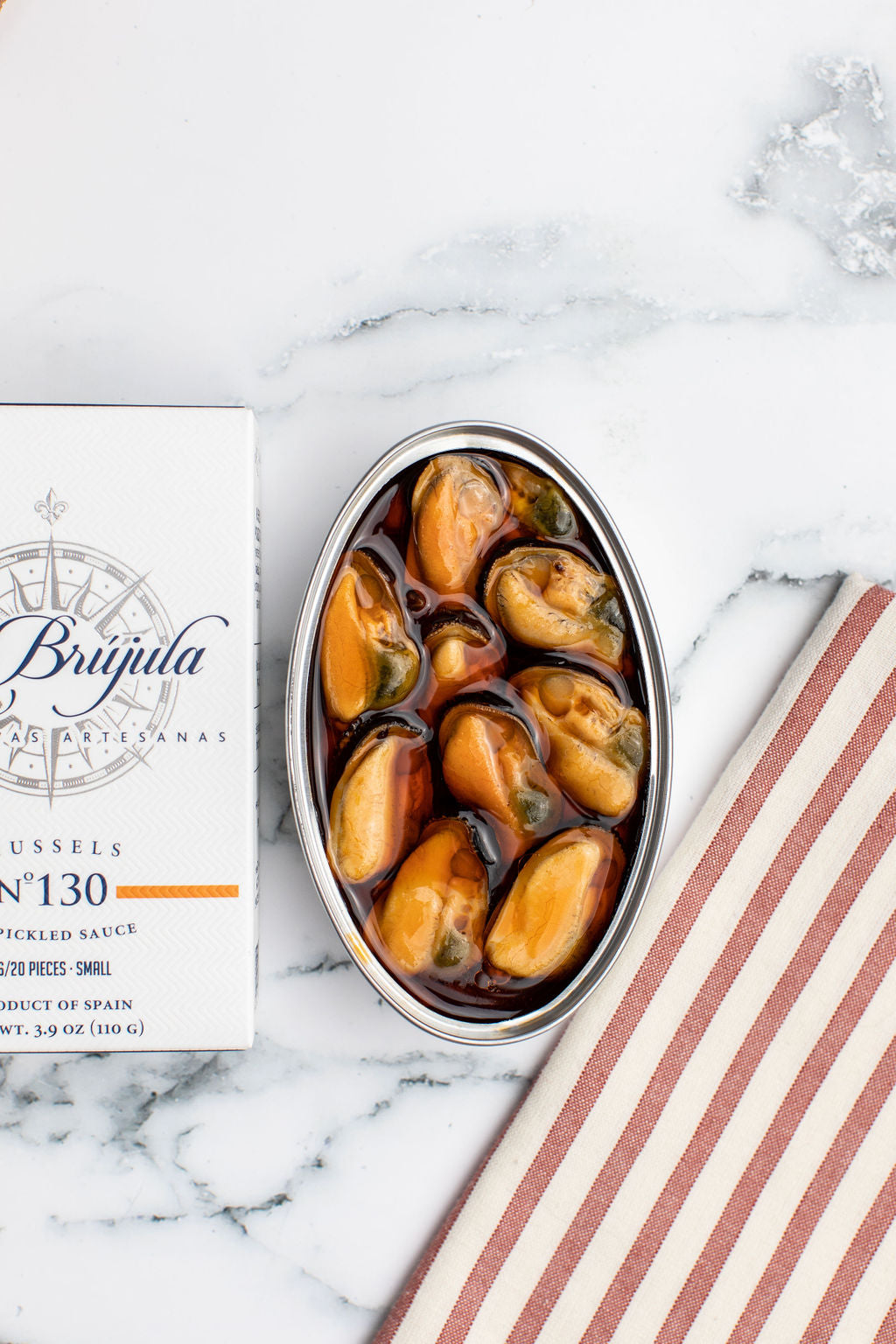 La Brujula Mussels in Pickled Sauce Tinmonger