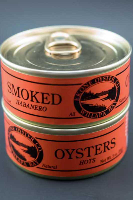 Ekone Oyster Co. Habanero Smoked Oysters w