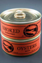 Load image into Gallery viewer, Ekone Oyster Co. Habanero Smoked Oysters w