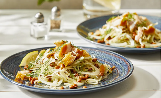 Juniper & Lemon Trout and Canned Lentil Salad