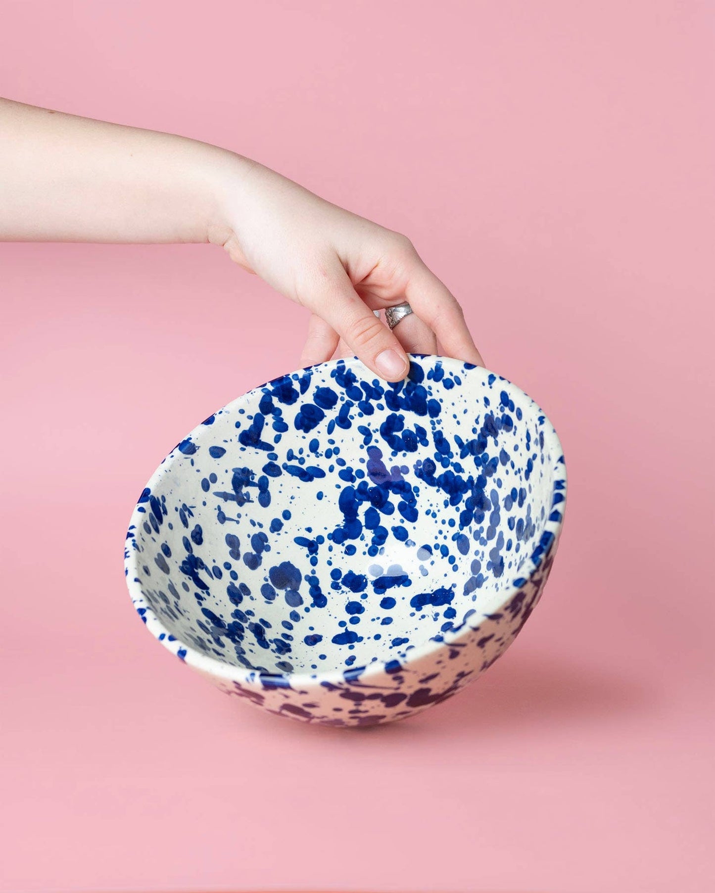 Ceramic salad bowl 1.5 L - 21 cm - Speckles - Persia