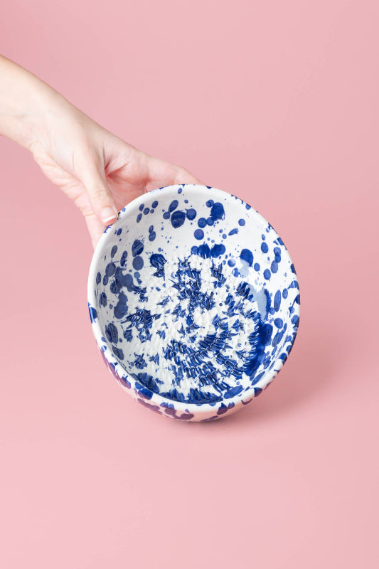 Ceramic Bowl Grater Plate/Blue - Tierra Cocida