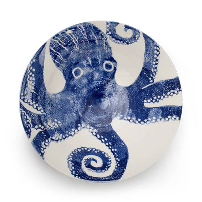 Octopus Salad Bowl – Handcrafted Coastal Ceramics