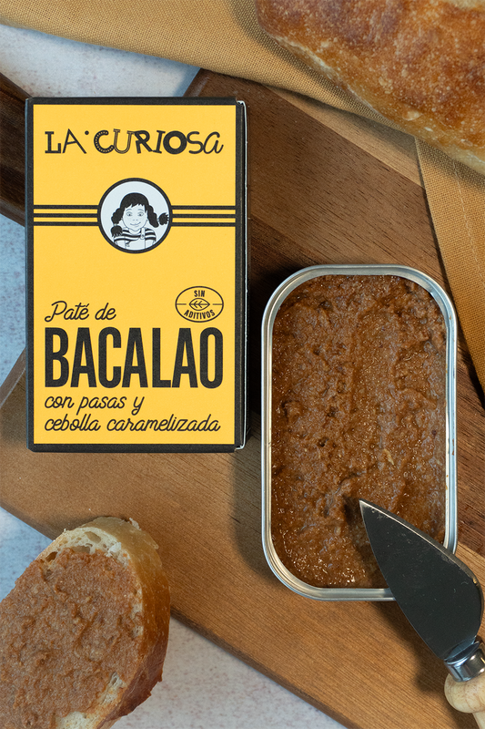 La Curiosa Cod Pâté with Raisins & Caramelised Onion (80g)