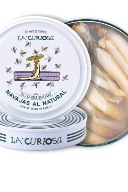 La curiosa razor clams navajas
