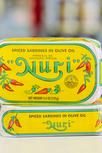 Load image into Gallery viewer, Nuri Spiced Sardines in Olive Oil
