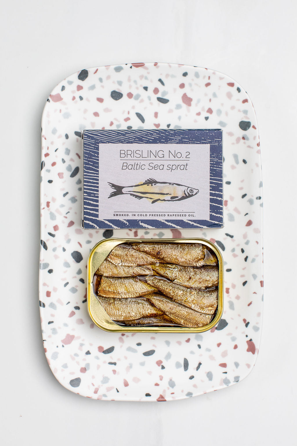Fangst Brisling No. 2: The Nordic Sardine Smoked over Beech Wood, 100g