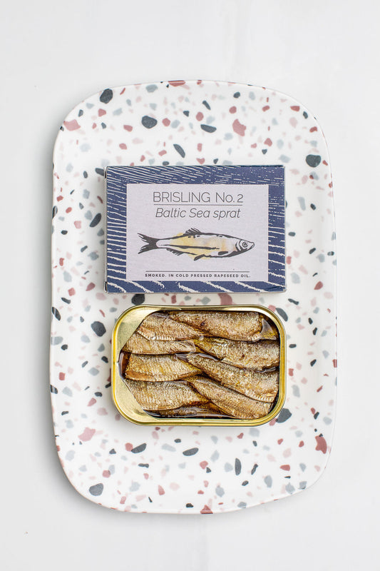 Fangst Brisling No. 2: The Nordic Sardine Smoked over Beech Wood, 100g