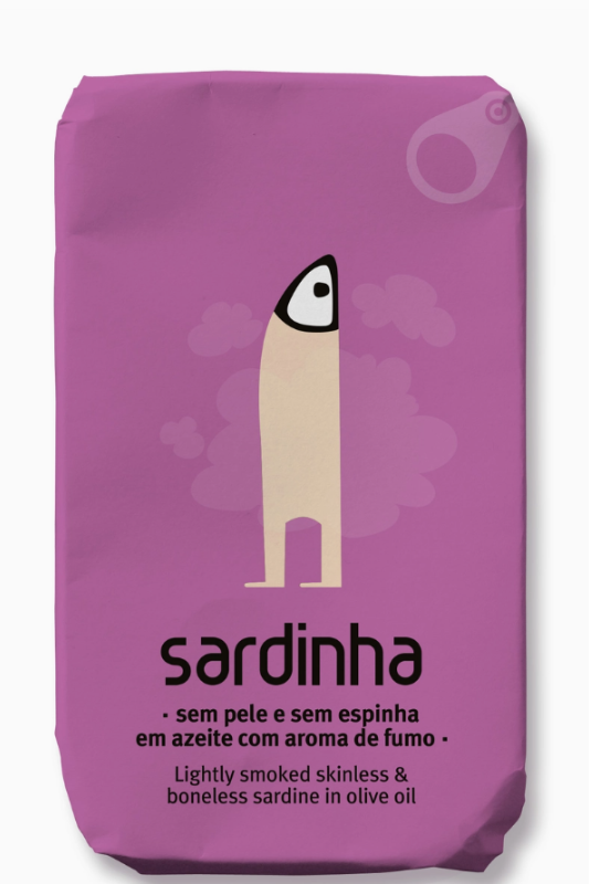 Sardinha Skinless and Pimple-Free Sardines with Smoke Aroma