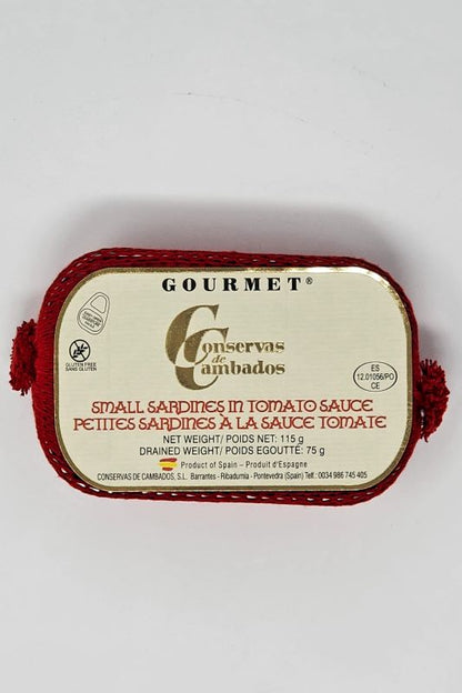 Cambados Small Sardines in Tomato Sauce - Spanish Pig