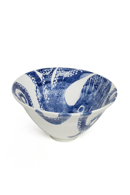 Octopus Salad Bowl – Handcrafted Coastal Ceramics