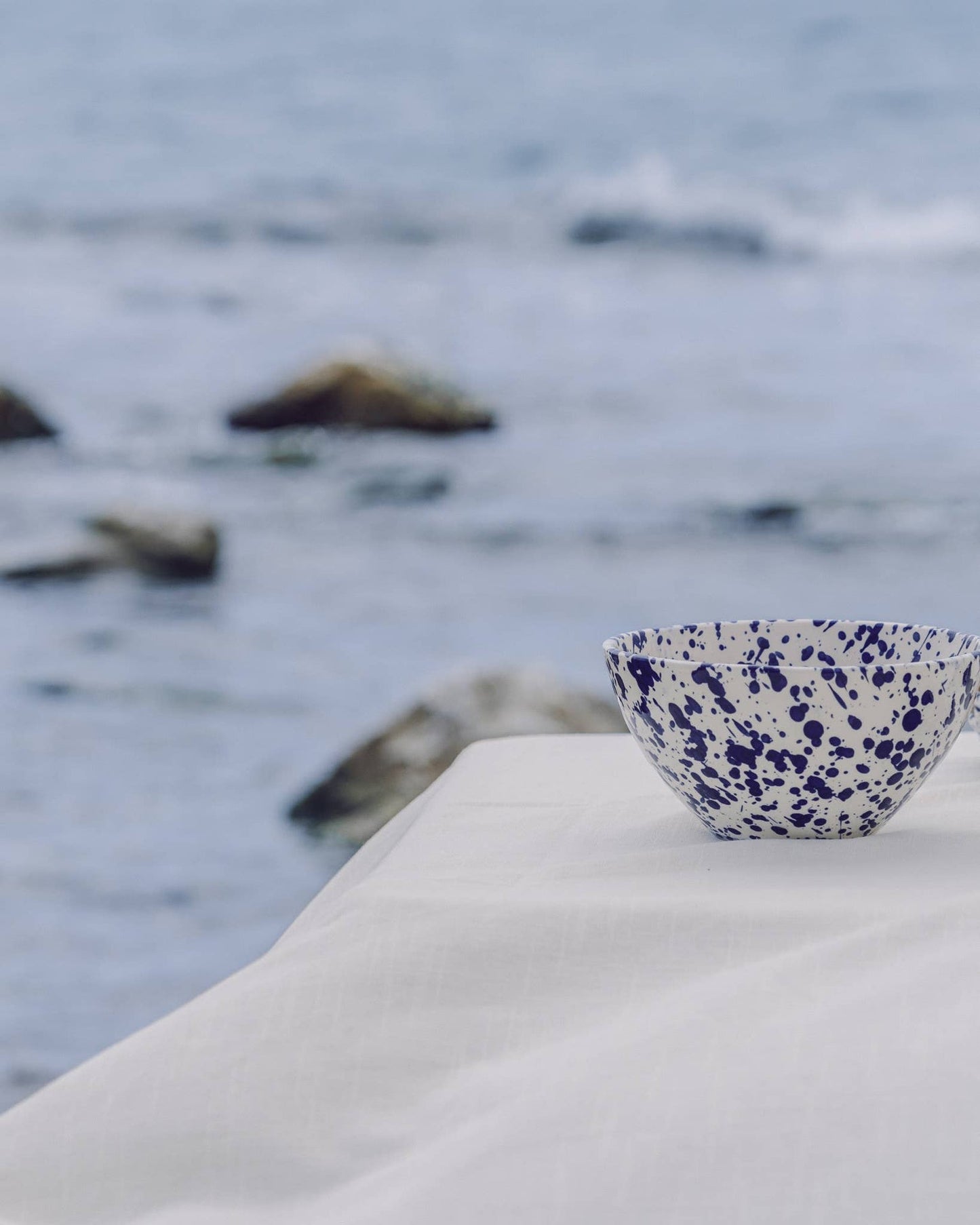 Ceramic salad bowl 1.5 L - 21 cm - Speckles - Persia