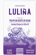 Load image into Gallery viewer, Conservas Luliña Octopus Smoked in Olive Oil
