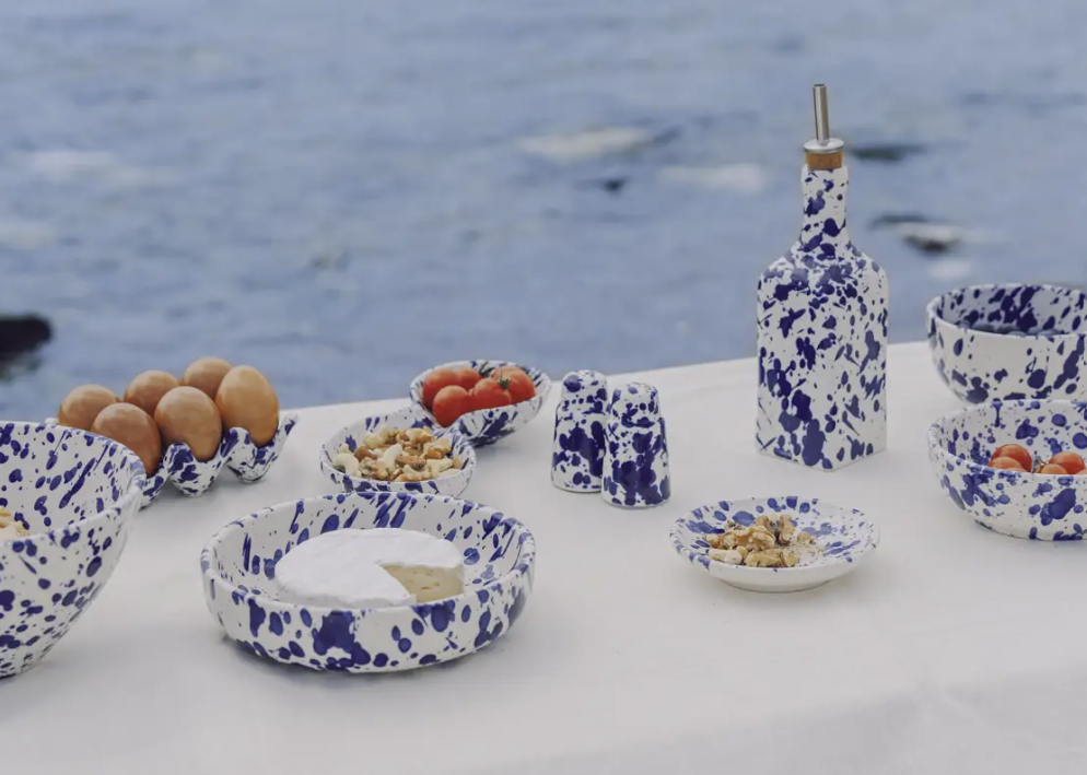 Oil Dispenser Ceramic /475ml/ Persia Dots
