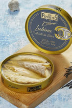 Load image into Gallery viewer, Los Peperetes’ Seabass with Olive Oil 120g
