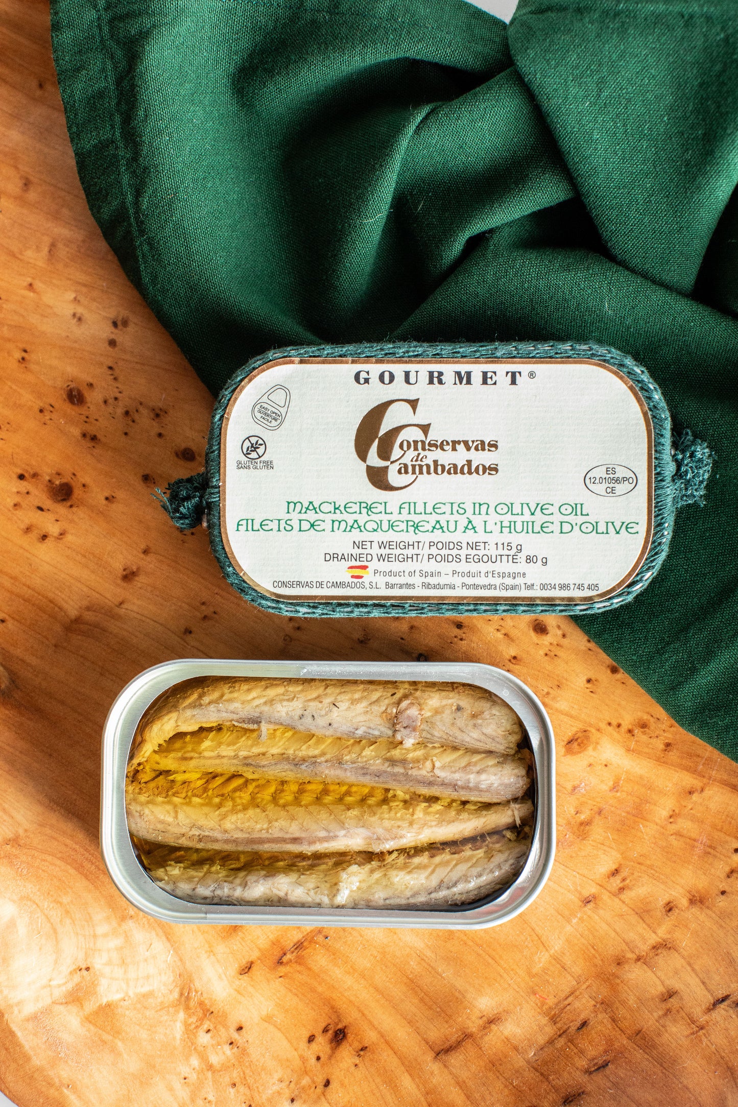 Cambados Mackerel Fillets in Olive Oil