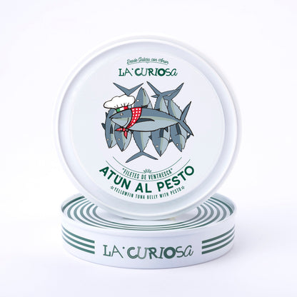 La Curiosa Tuna Belly (Ventresca) with Pesto (115g)