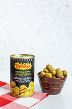 Load image into Gallery viewer, Anchovy Stuffed Manzanilla Olives By Sarasa (300g) - Spanish Pig
