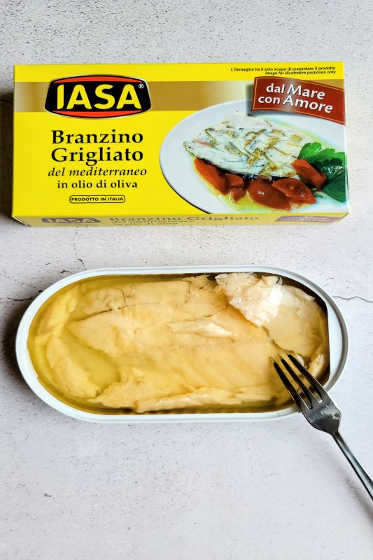 IASA Grilled Mediterranean Sea Bass in Olive Oil – Branzino Grigliato